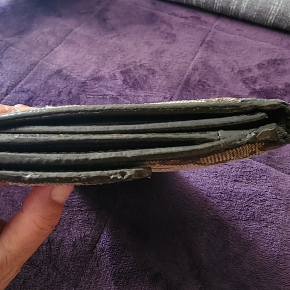 Gucci GG Monogram Womens Brown Canvas Long Bi-fold Wallet - Picture 5 of 16